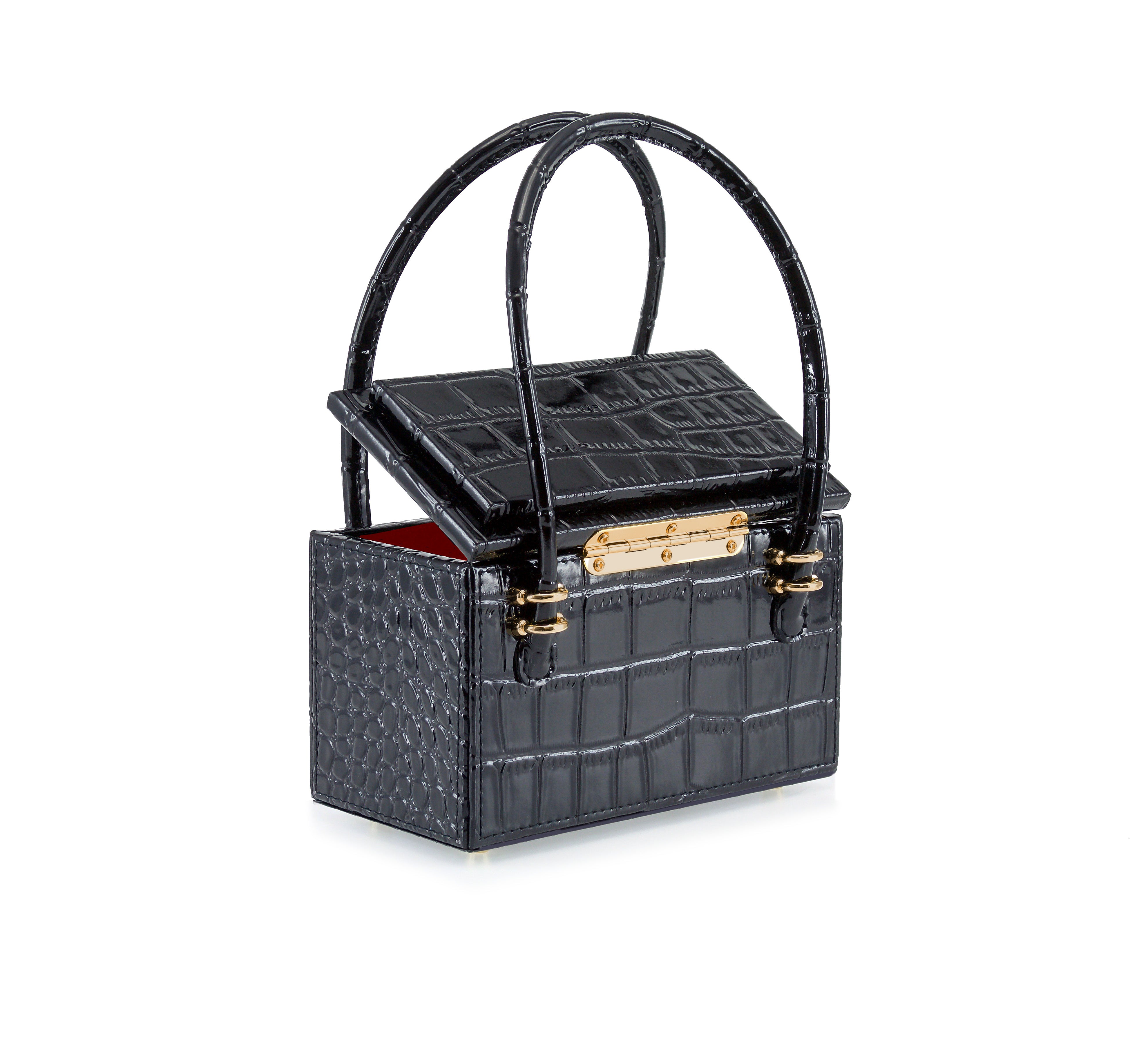 Dailloux Alligator Mini Box Bag