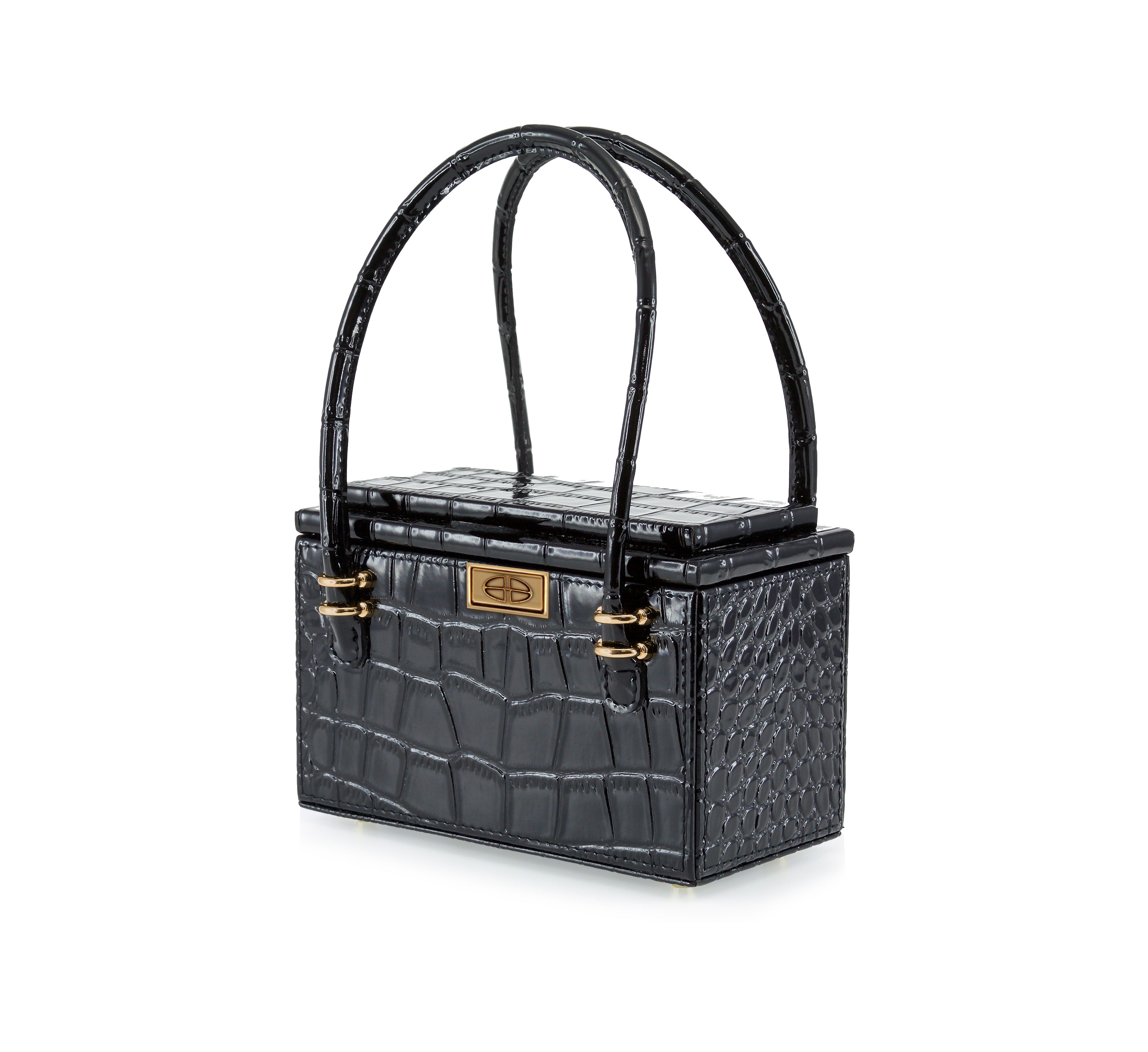 Dailloux Alligator Mini Box Bag