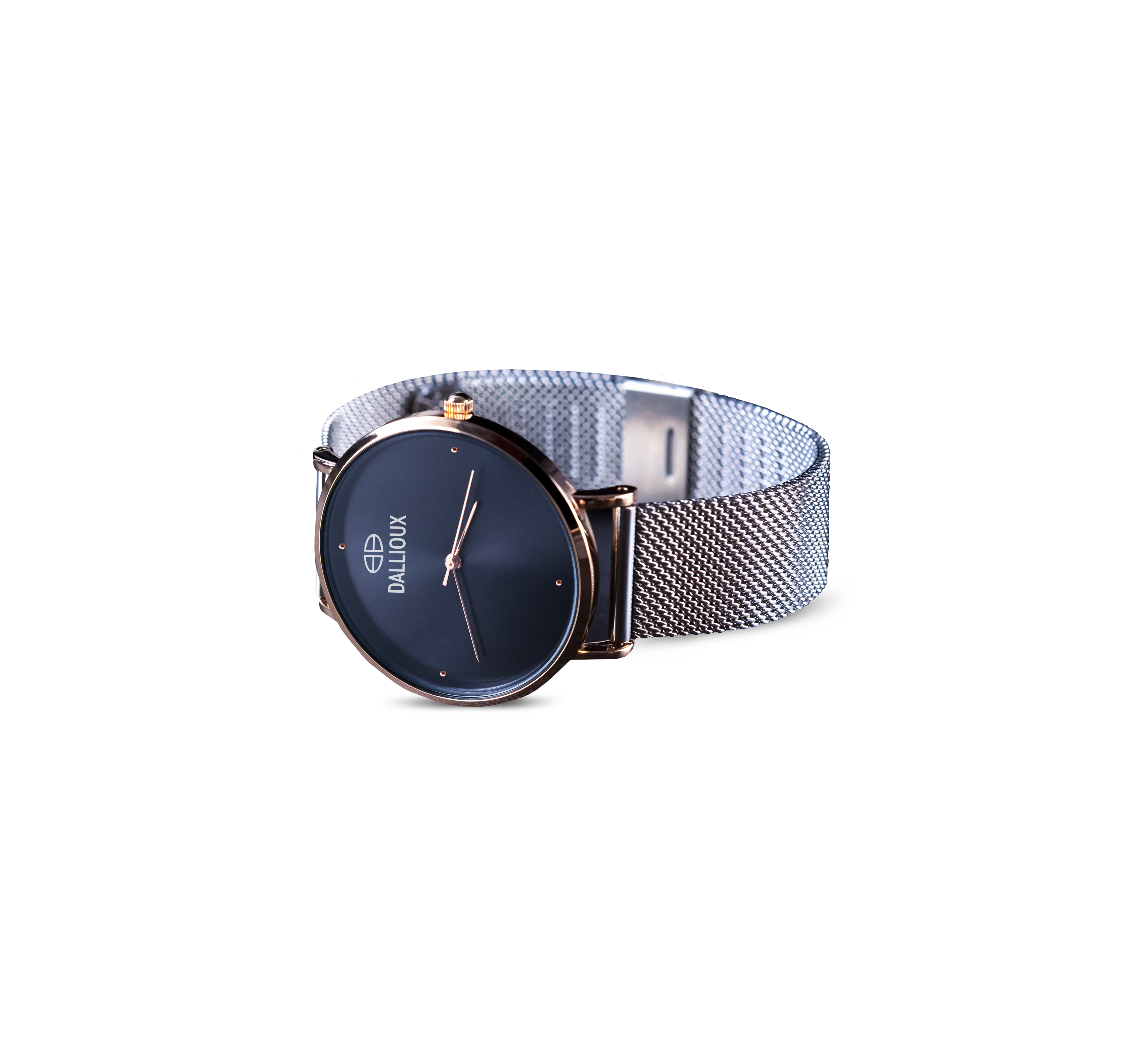 Dallioux Rose Gold and Stainless Steel Watch for Women